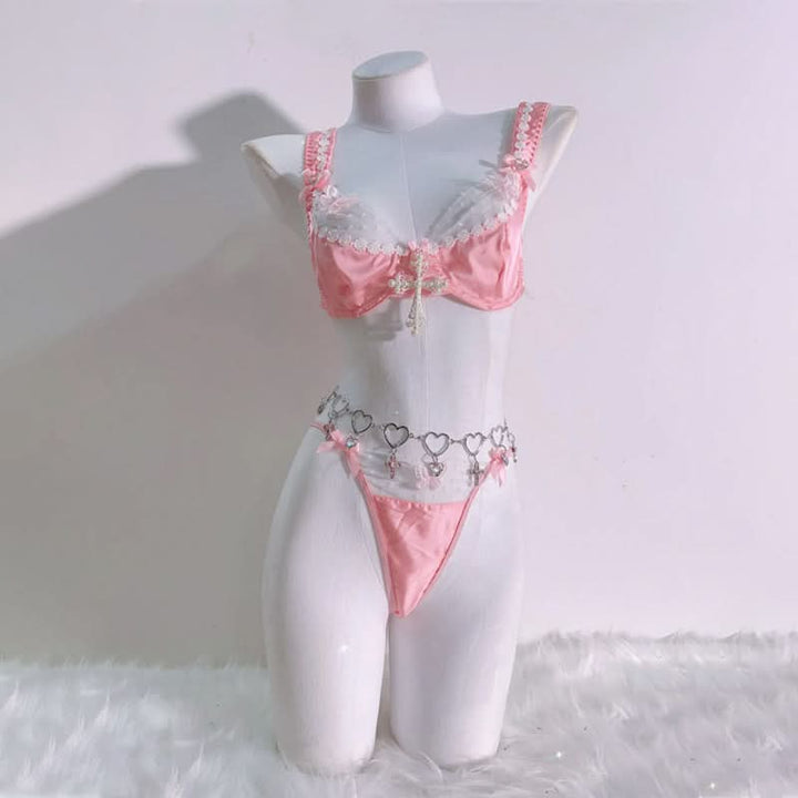 Butterfly applique bowknot short pant set  | Festival Outfits Women