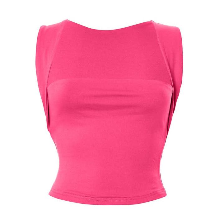 Square neck solid 2-way top  | Festival Outfits Women