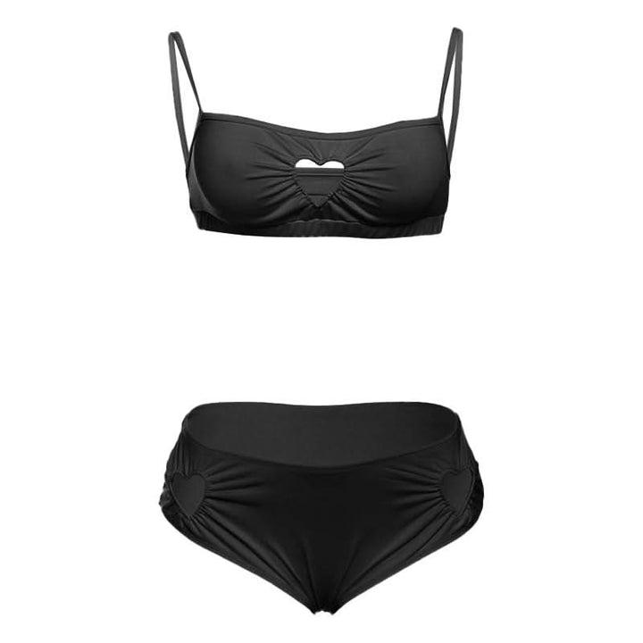 Hollow out square neck ruched cami pant set  | Festival Outfits Women