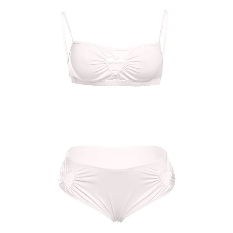 Hollow out square neck ruched cami pant set  | Festival Outfits Women
