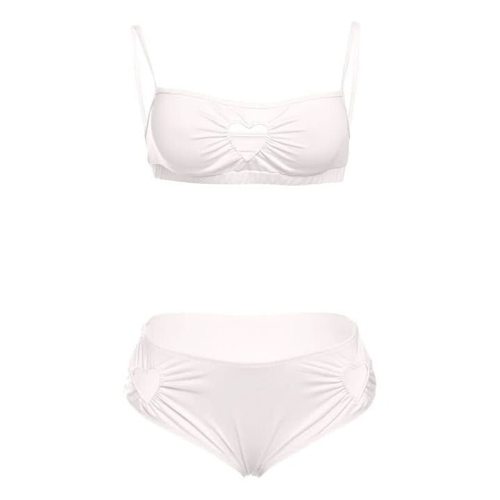 Hollow out square neck ruched cami pant set  | Festival Outfits Women