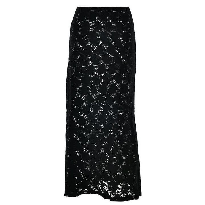 Lace see through maxi skirt  | Festival Outfits Women