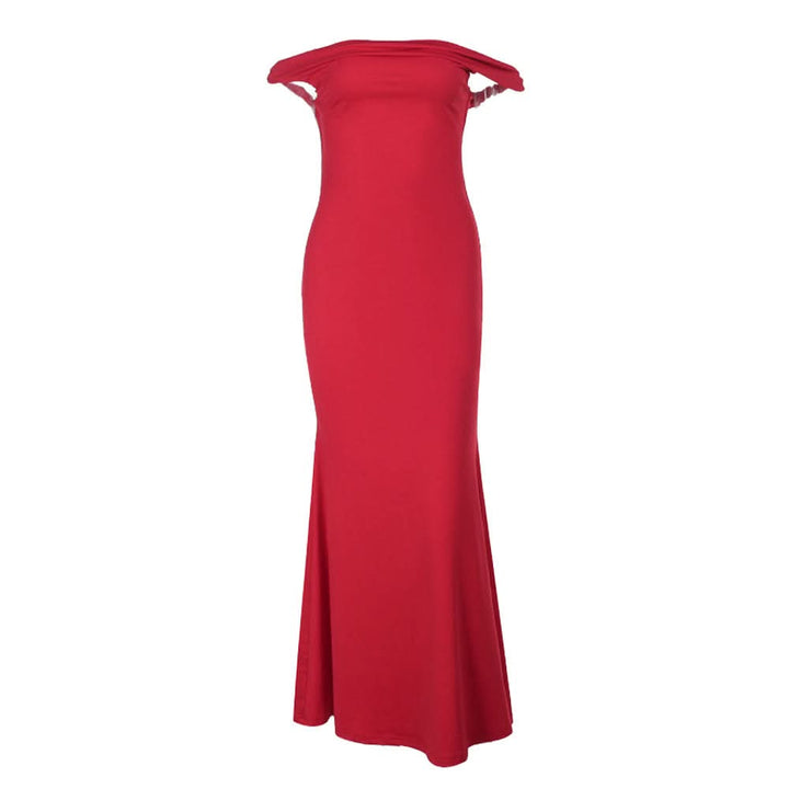 Off shoulder ruched solid tube maxi dress  | Festival Outfits Women