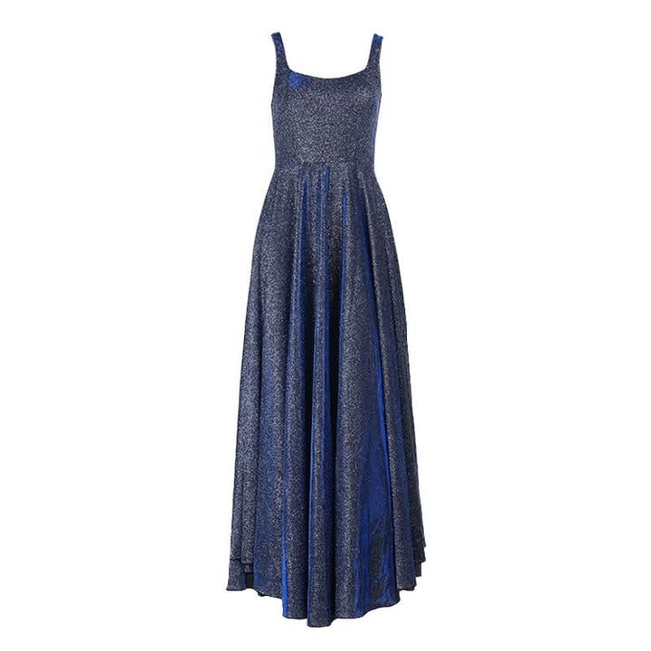 U neck zip-up backless tank maxi dress  | Festival Outfits Women