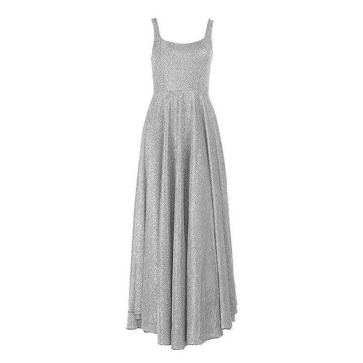 U neck zip-up backless tank maxi dress  | Festival Outfits Women