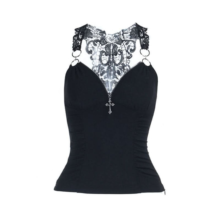 Ruched v neck o ring lace solid top  | Festival Outfits Women