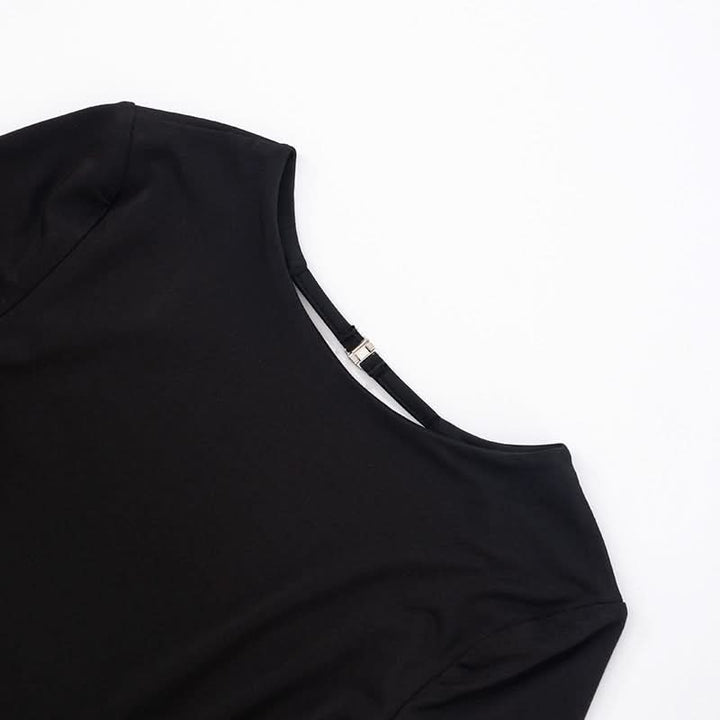 Long sleeve crewneck self tie backless top  | Festival Outfits Women