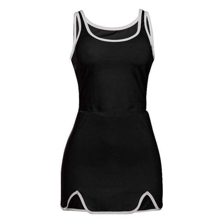 U neck slit tank mini skirt set  | Festival Outfits Women