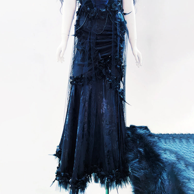 Beaded flower applique cross front ruffle top  | Festival Outfits Women