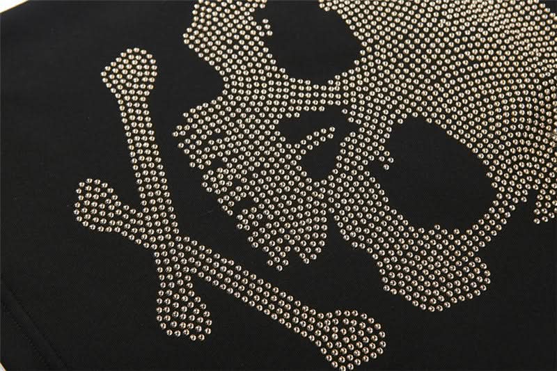 Halter skull beaded fluffy top  | Festival Outfits Women