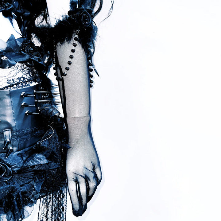 Halter hollow out beaded flower applique feather cut out top  | Festival Outfits Women