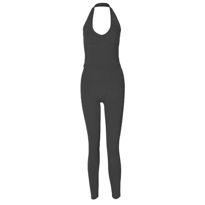 Saitin wando mara baya mara kyau na Halter | Kayan Biki na Mata