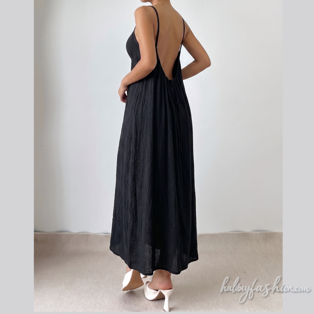Backless Maxi Dress