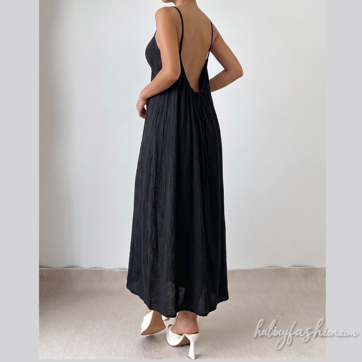 Backless Maxi Dress