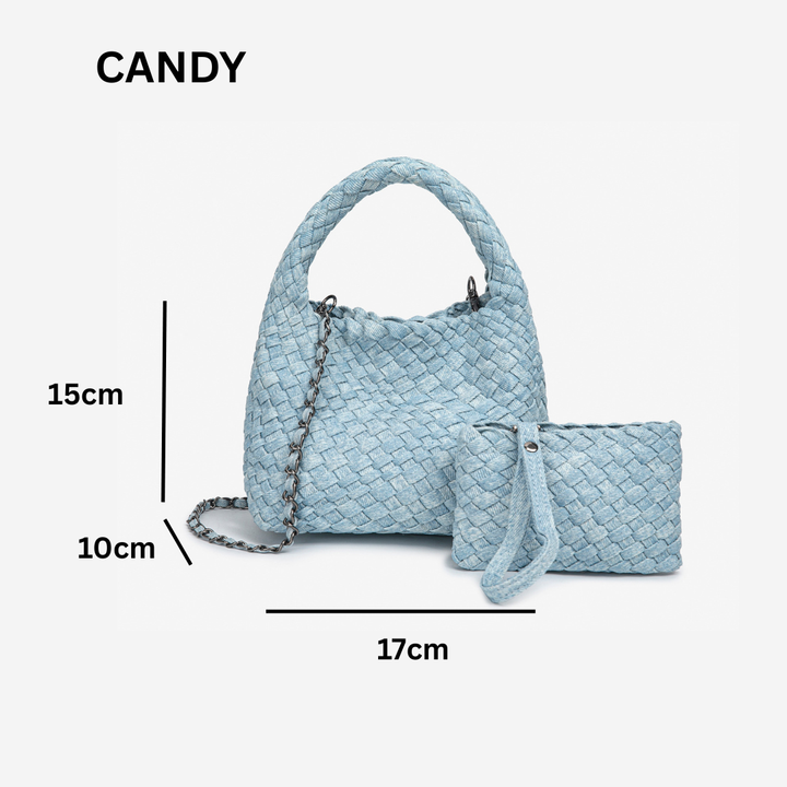 THE DENIM BLOCK VOLUME TOTE - Halibuy - 13