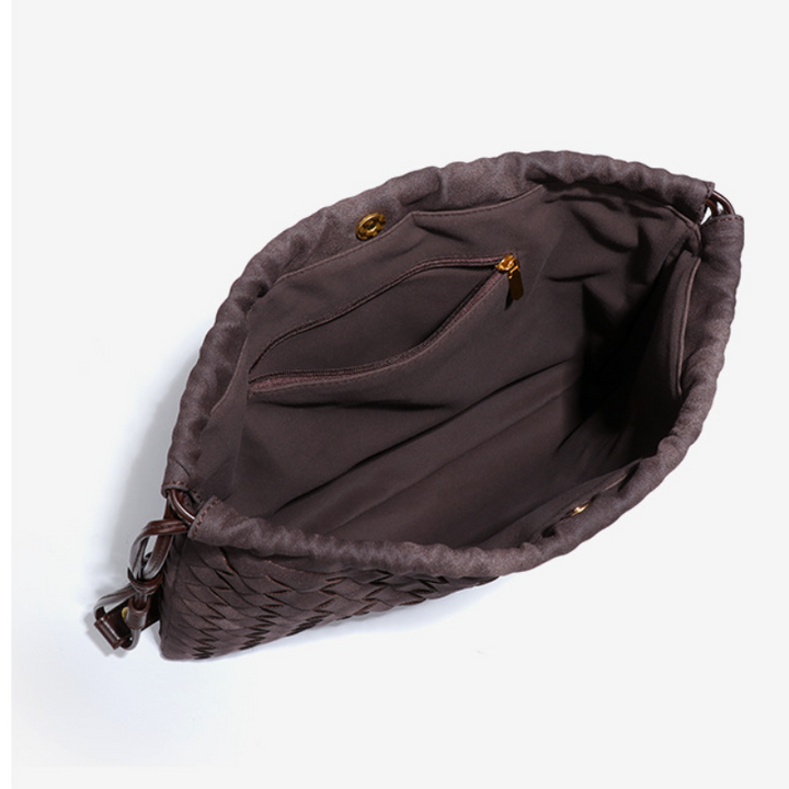 THE FAUX SUEDE DRAWSTRING POUCH - Halibuy - 5