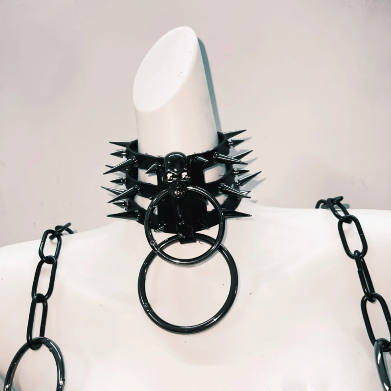 Rivet skull applique o ring cami top  | Festival Outfits Women