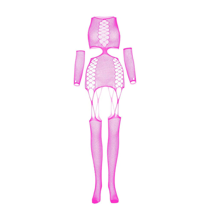 Crewneck gloves fishnet suspender bodystocking  | Festival Outfits Women