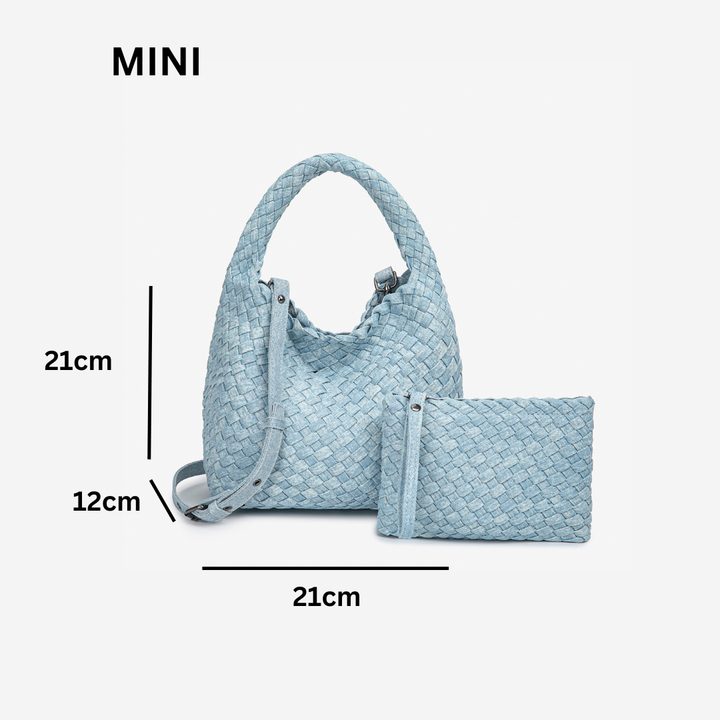 THE DENIM BLOCK VOLUME TOTE - Halibuy - 11