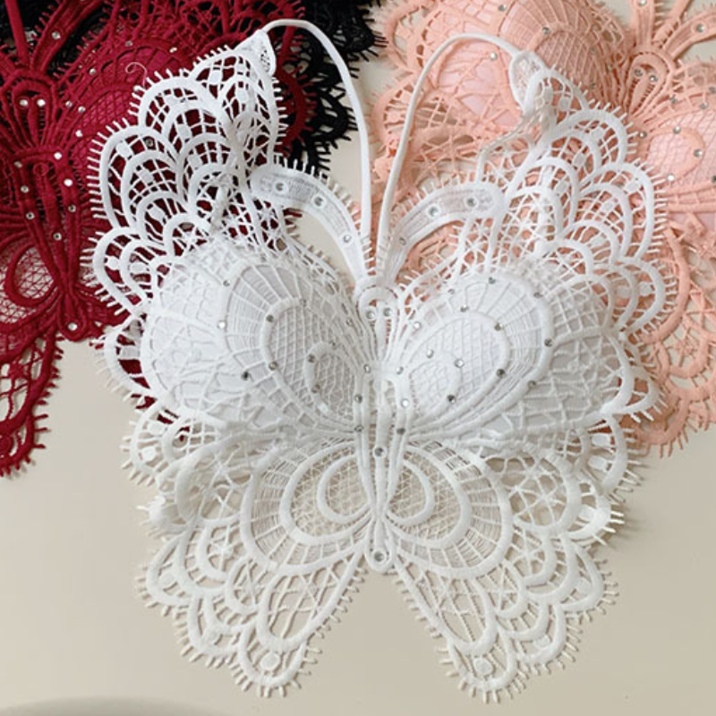 Beaded v neck padded backless hollow out cut out top  | Festival Outfits Women