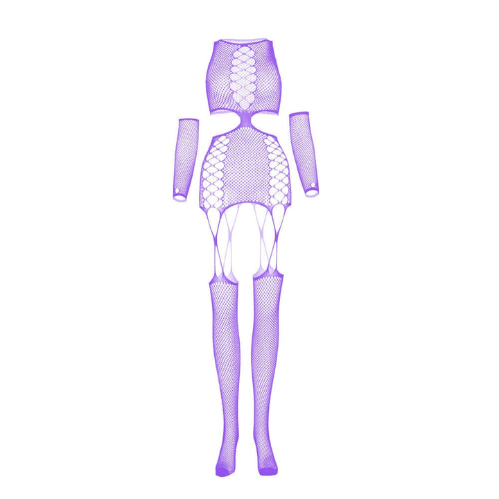 Crewneck gloves fishnet suspender bodystocking  | Festival Outfits Women