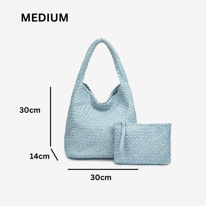 THE DENIM BLOCK VOLUME TOTE - Halibuy - 12
