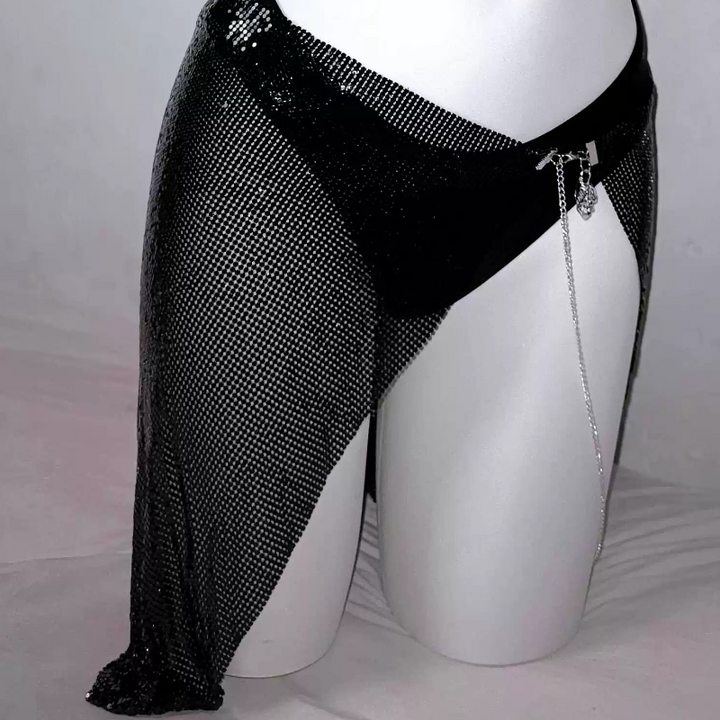 Hollow out skull applique backless cami bodysuit  | Festival Outfits Women