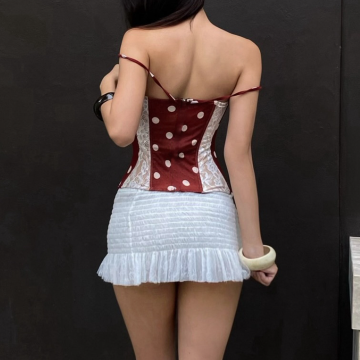 Ruched A line solid mini skirt  | Festival Outfits Women