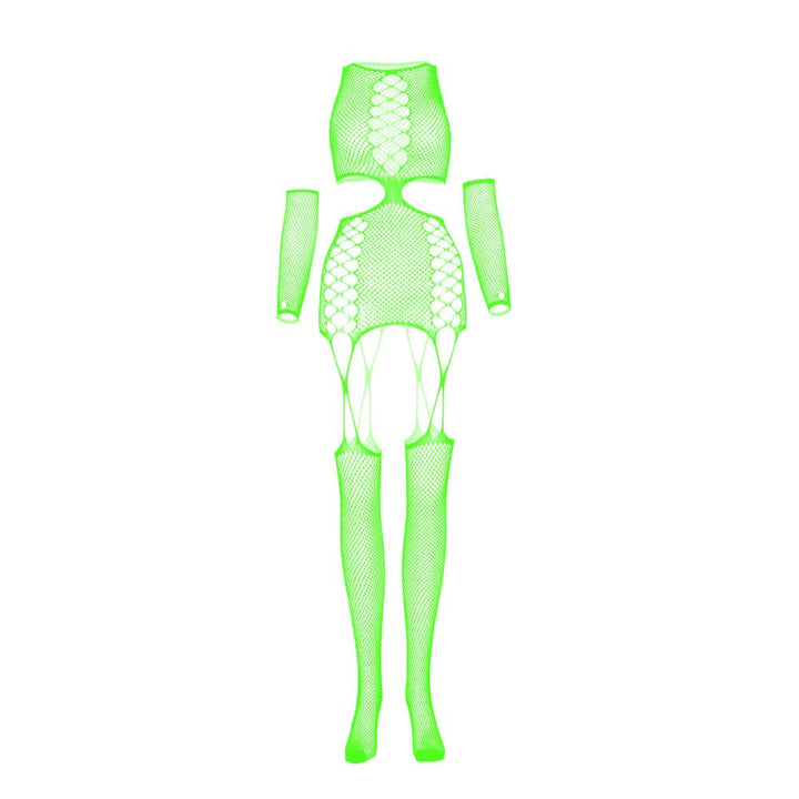 Crewneck gloves fishnet suspender bodystocking  | Festival Outfits Women