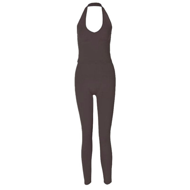 Saitin wando mara baya mara kyau na Halter | Kayan Biki na Mata