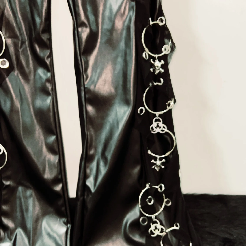 PU leather o ring pant  | Festival Outfits Women
