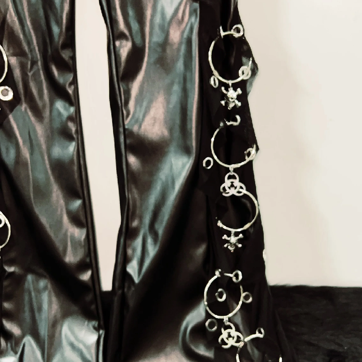 PU leather o ring pant  | Festival Outfits Women