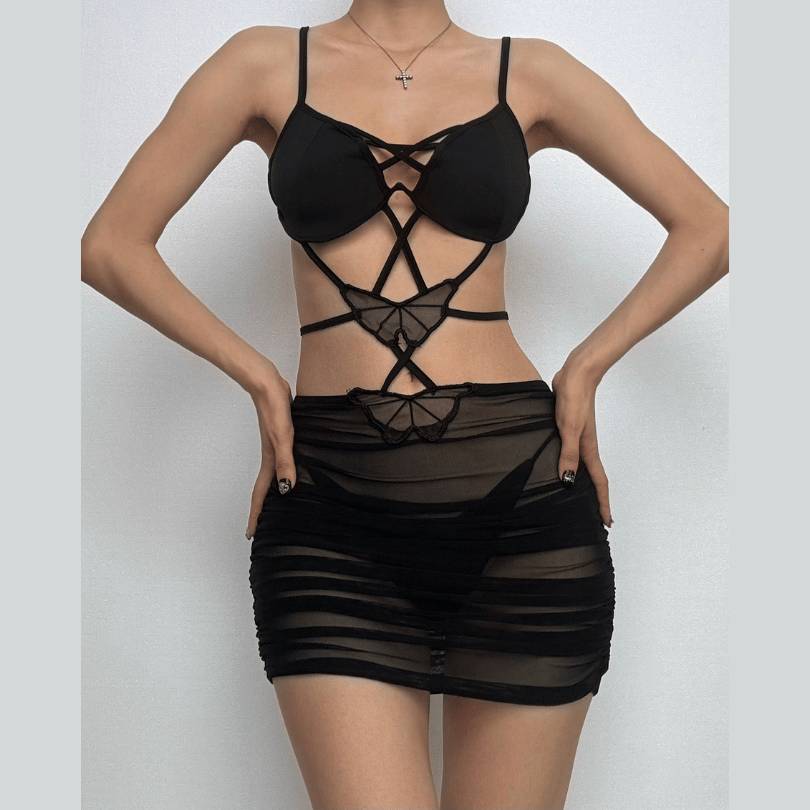 Riga mai kama da malam buɗe ido mai kama da malam buɗe ido | Kayan Biki na Mata