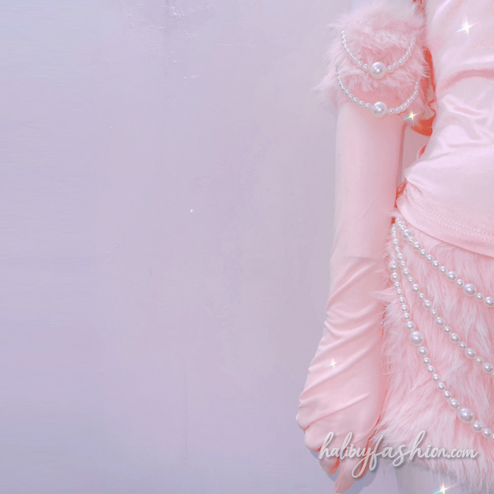 Beaded bowknot cross applique ruffle top