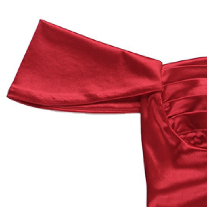 Off shoulder pleated satin corset tube top  | Festival Outfits Women