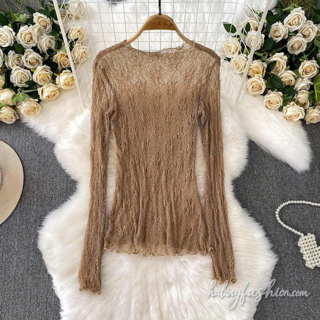 Long sleeve v neck ruffle 2 piece mini dress