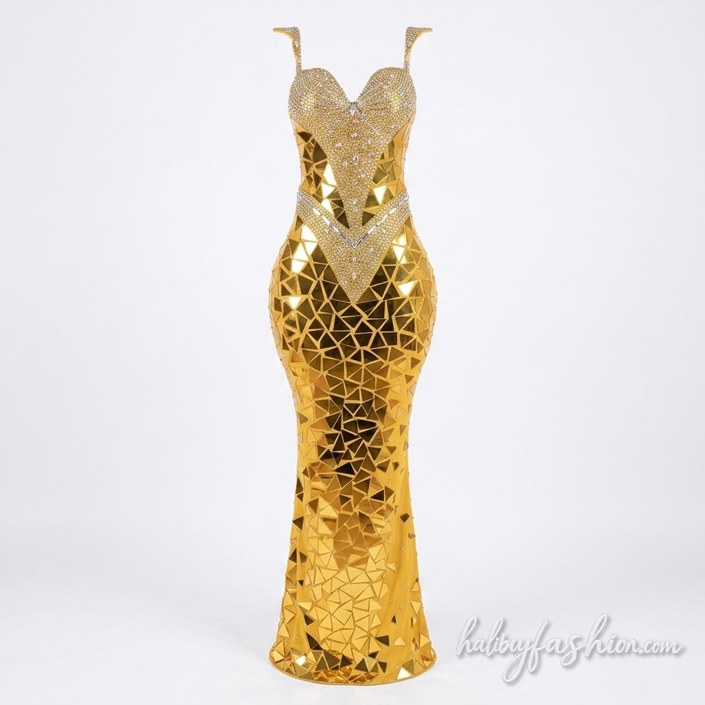 Glitter beaded v neck zip-up cami maxi dress - Halibuy
