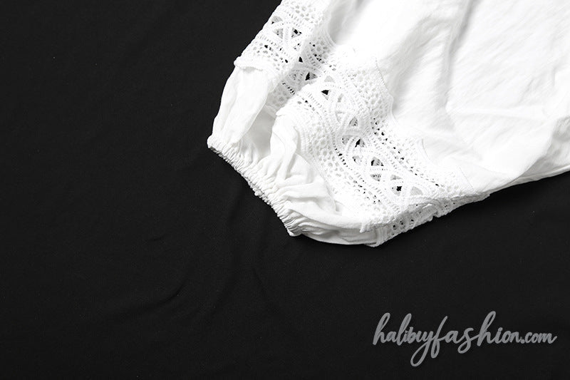 Long sleeve v neck ruched hollow out crop top