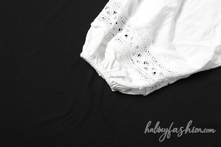Long sleeve v neck ruched hollow out crop top
