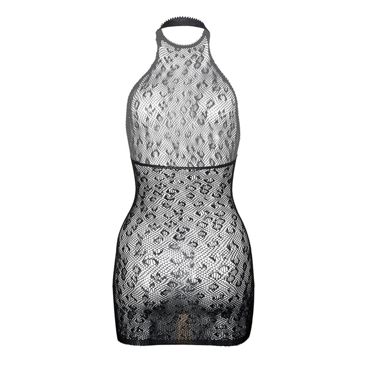 Halter net pattern cami mini dress  | Festival Outfits Women