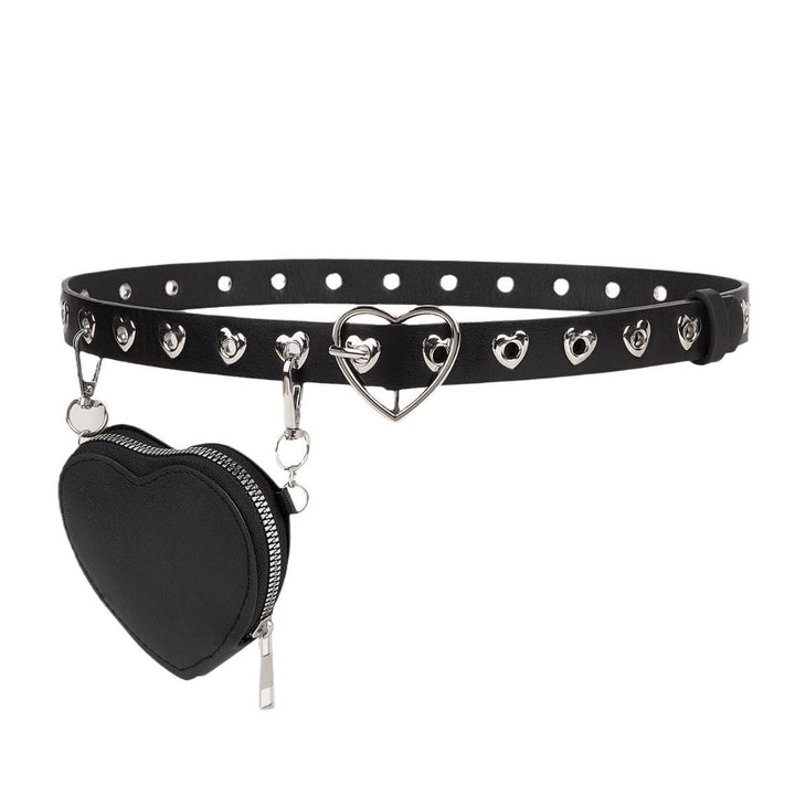 Heart hollow out bag adjustable belt  | Festival Outfits Women