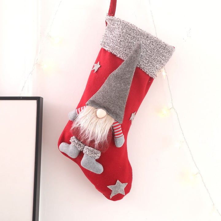 Fluffy no face doll applique socks decor  | Festival Outfits Women