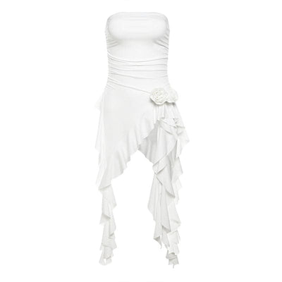 Haliey Dress - Resort White Sunshowers Embroidery main image 1