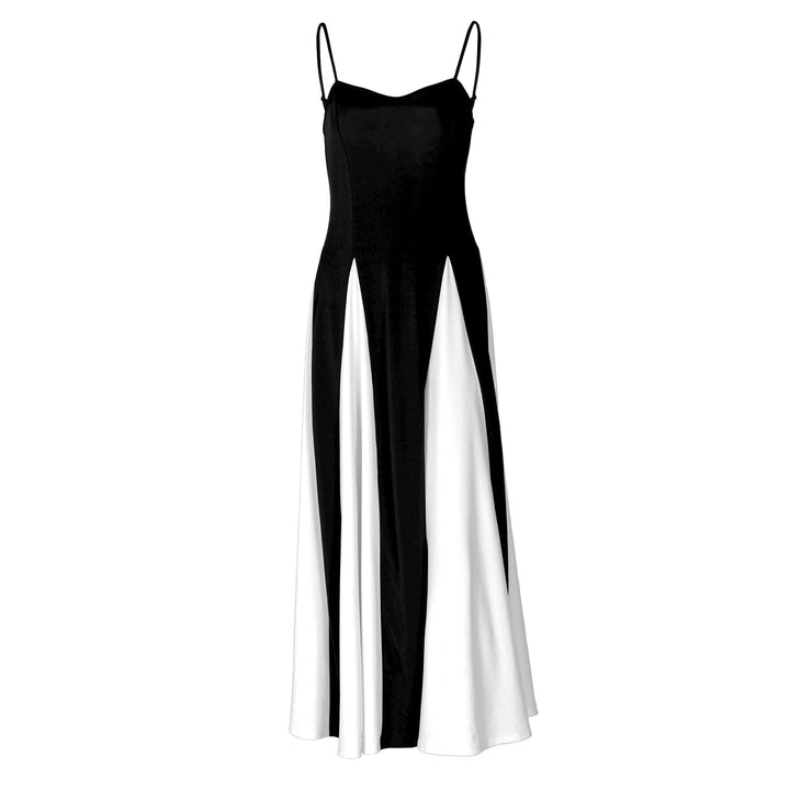 Sweetheart neck patchwork backless cami maxi dress  | Festival Outfits Women