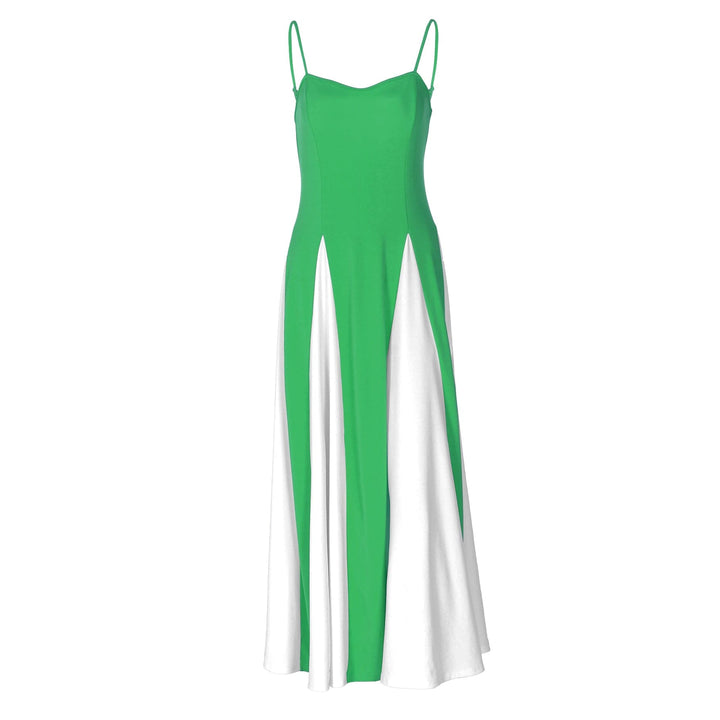 Sweetheart neck patchwork backless cami maxi dress  | Festival Outfits Women