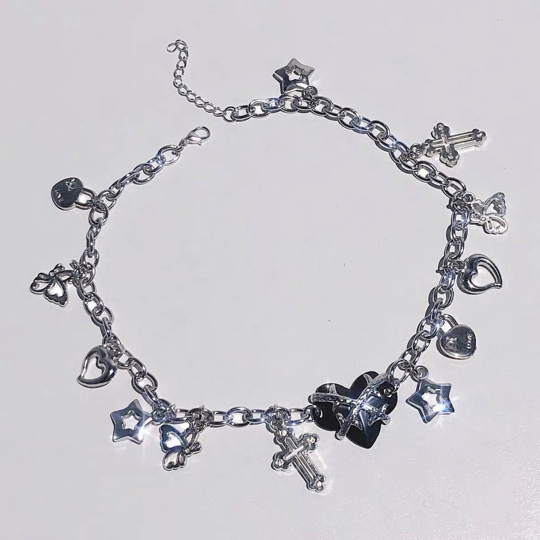 Metal chain pendant adjustable choker necklace  | Festival Outfits Women