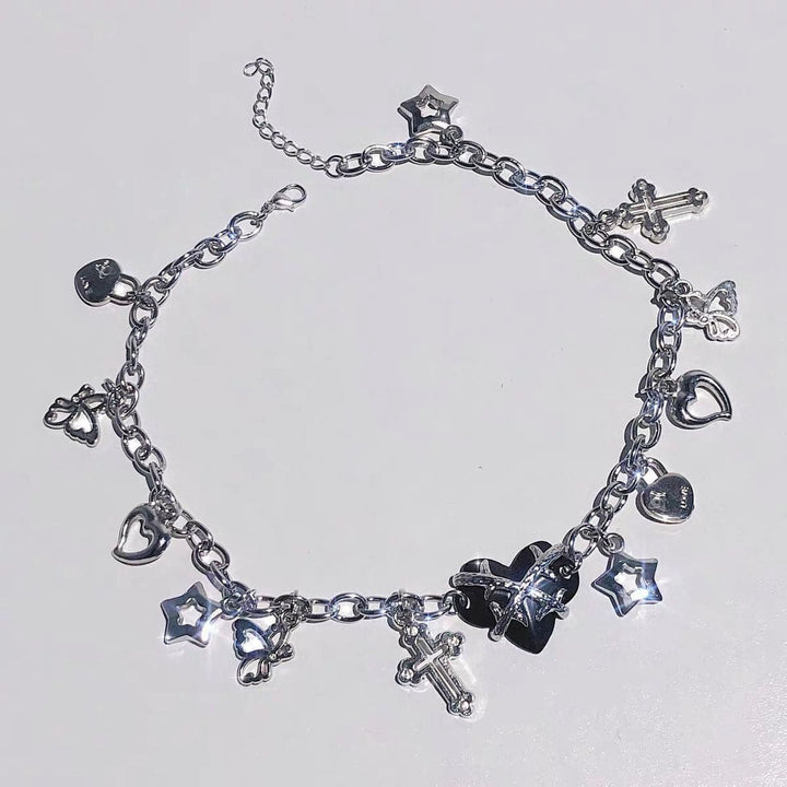 Metal chain pendant adjustable choker necklace  | Festival Outfits Women