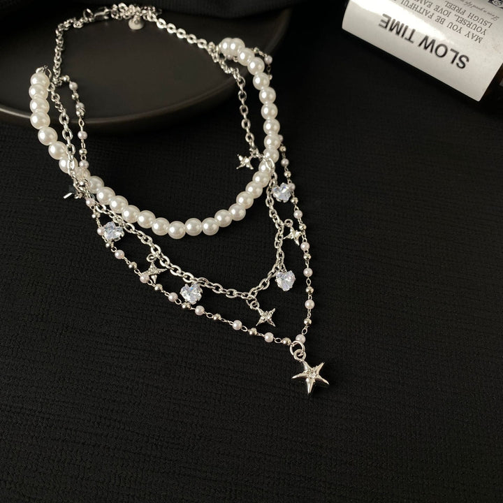Layered star pendant choker necklace  | Festival Outfits Women