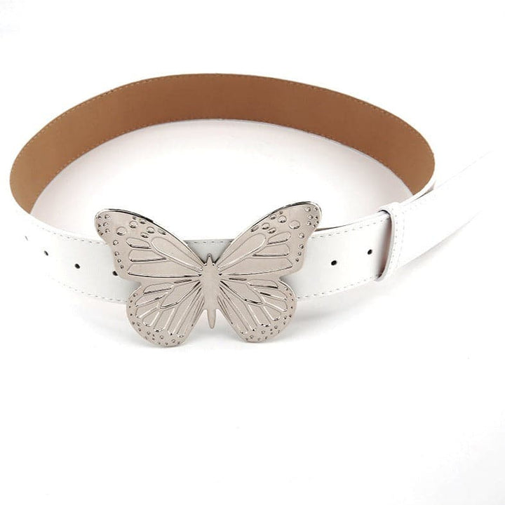 Butterfly decor PU leather belt  | Festival Outfits Women