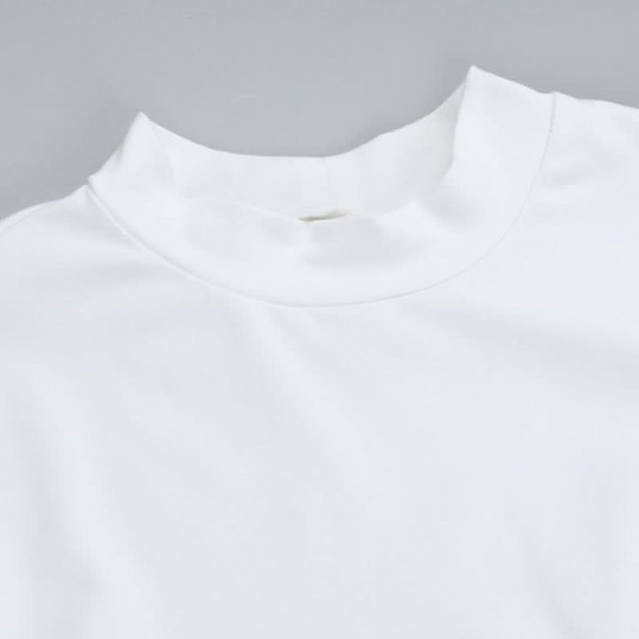 Long sleeve crewneck patchwork hollow out cut out top-final-sale  | Festival Outfits Women